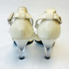 Cream And Clear Heels Size 7 - Image 3