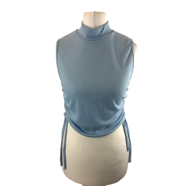 Secondhand blue top (front)