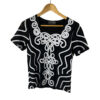Casamia Black And White Top Size S
