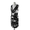 </P> Sandra Darren Black and White Dress </P> Size 6