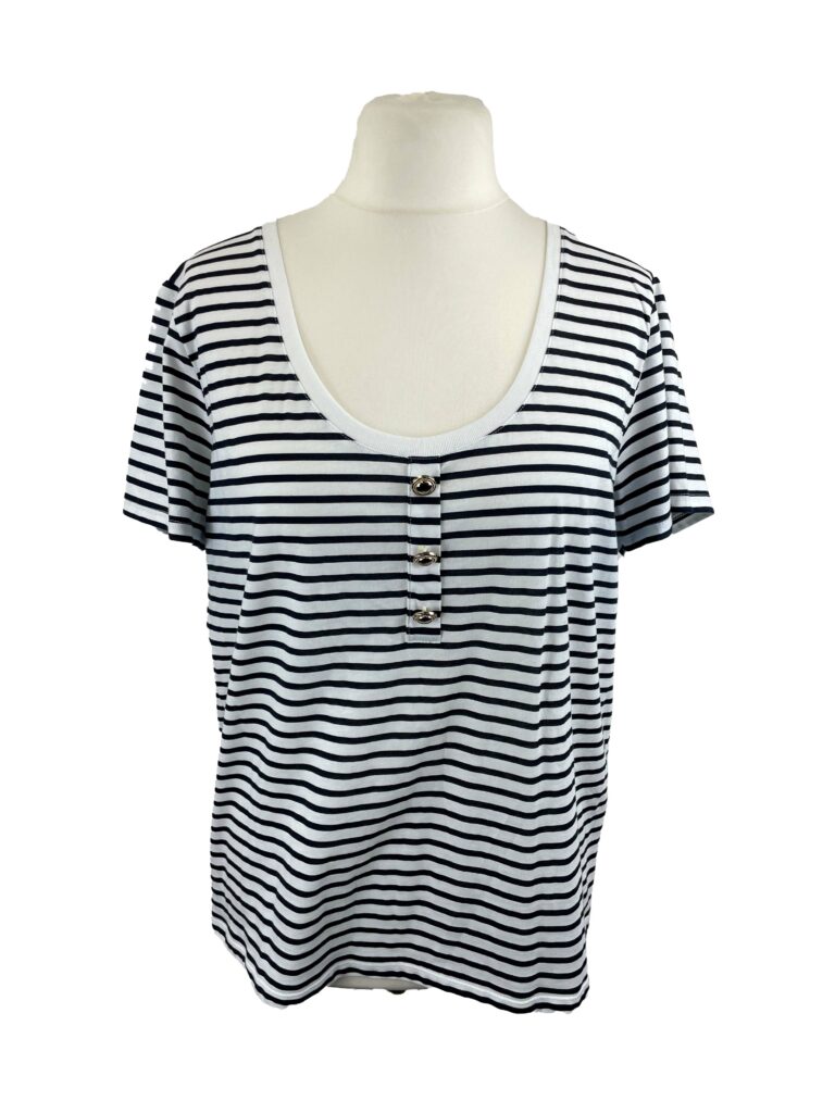 Women's River Island Striped Top Size 14 - Veterans Hearing Online Shop