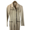 </P> House Of Maguie Cream Suedette Jumpsuit </P> Size 8 - Image 6