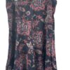 </P> M&S Velvet Flock Printed Skirt Size 18 </P>