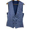 </P> OneSix5ive Blue Three Piece Suit </P> Jacket 38L Trousers 32L - Image 2