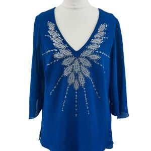 </p> Ladies Royal Blue JF by David Top </P> Size 12