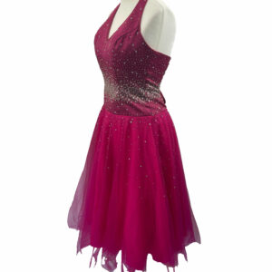</P> Bright Pink Strapless Ball Gown/Prom Dress </P> Size 12