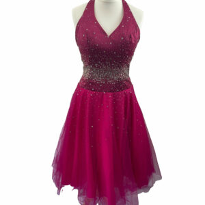 </P> Bright Pink Strapless Ball Gown/Prom Dress </P> Size 12