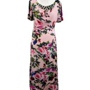 </P> House of Maguie Long Floral Maxi Dress with Jewels </P> Size XS/UK6