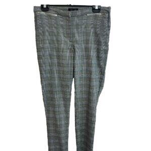 </P> Womens New Look grey checked trousers </P> Size 14