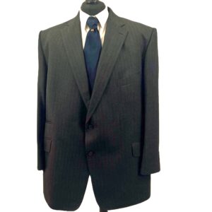 </P>Holland & Sherry Two Piece Pin Stripe Suit </P> 5XL