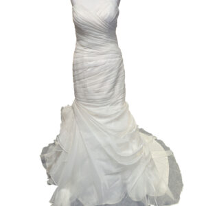 </P> Stella York Organza Wedding Dress Size 8/10 </P>