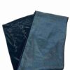 </P/>Black Velvet-effect Long Scarf With Beading Detail - Image 2