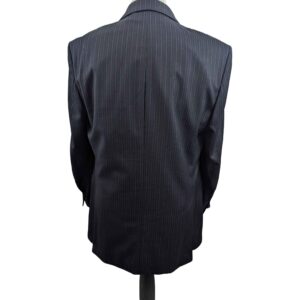 </P>Marks & Spencer Navy Pinstripe Suit </P>Chest 44″