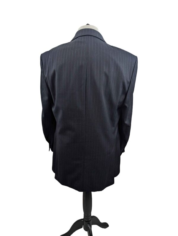 </P>Marks & Spencer Navy Pinstripe Suit </P>Chest 44" - Image 2