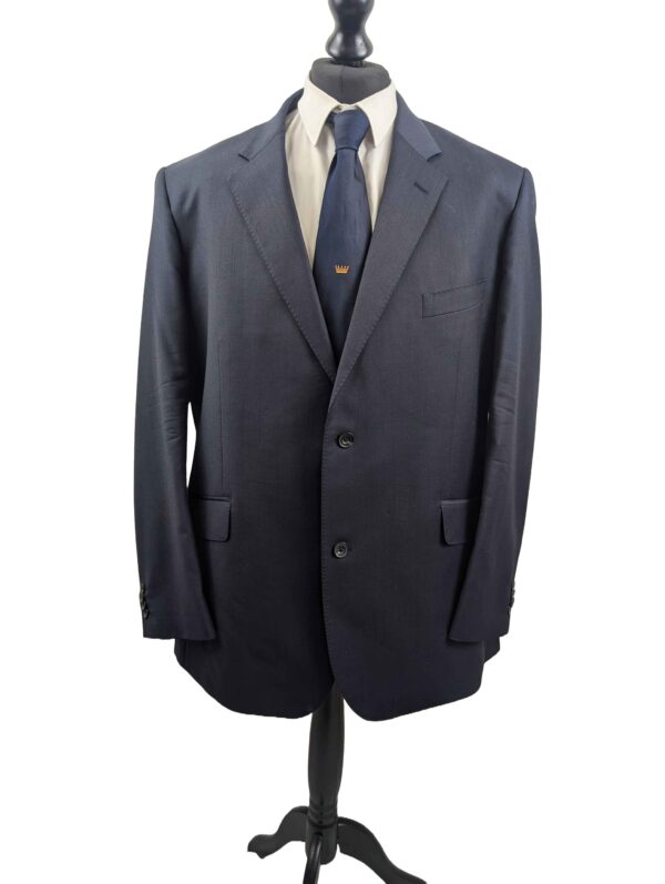 </p> Men's Navy T.M Lewin Suit </p> Chest 48"R Waist 42"R