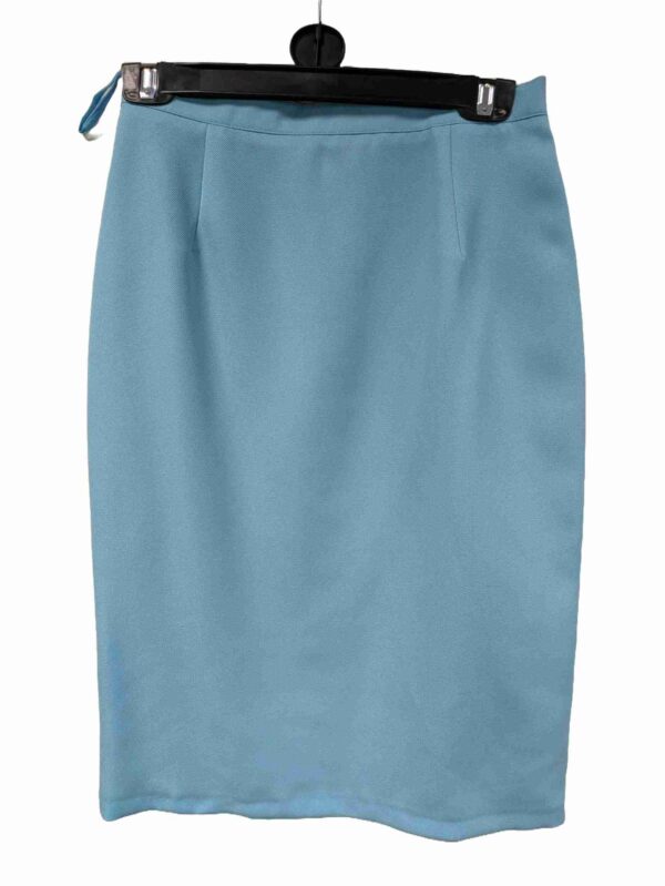 </P> Ladies Turquoise Skirt Suit Size 12</P> - Image 3