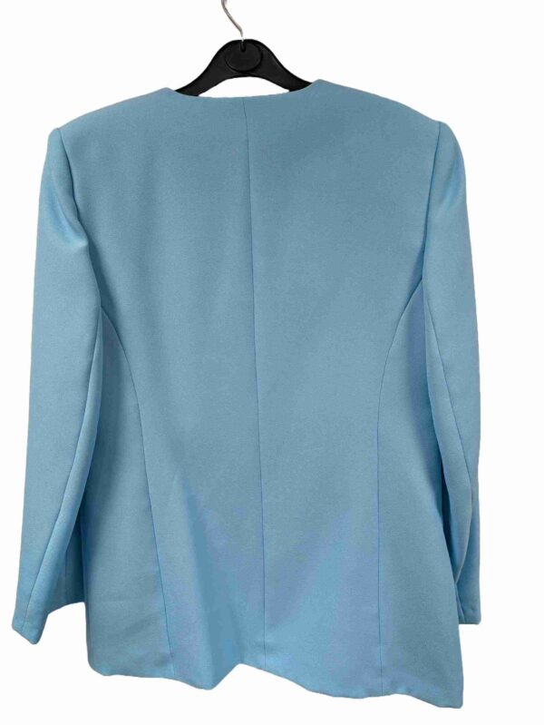 </P> Ladies Turquoise Skirt Suit Size 12</P> - Image 2