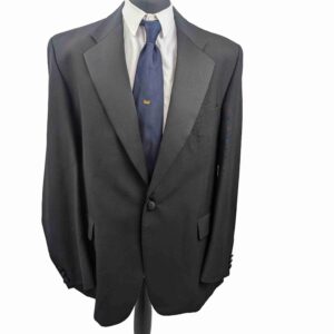 </P>Daniel Drescott Men’s Black Evening Suit </P>Chest: 46″, Waist: 40″