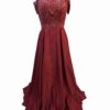 </P> JJ's House Burgundy Beaded Prom Dress Size 14 </P> BNWT!!