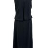 </P> MaxMara 100% Silk Black dress </P> Size 12 - Image 2