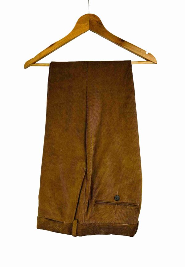 </> Men's M&S Luxury Forest Brown Cords Size 36" Waist, 31" Leg </P>