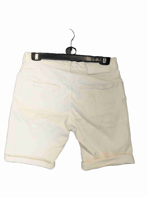 </P> Mens White River Island Denim Shorts Waist 30" </P> - Image 2