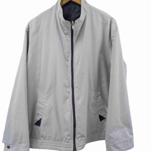 </P> Mens Reversible Lightweight Grey/Navy Jacket Size 44″ Chest </P>