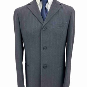 </P> Vintage Emporio Armani Pinstripe Suit 40″ Chest, 34″ Waist, Short Leg</P>