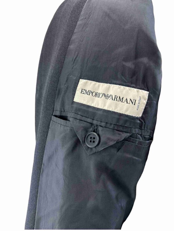 </P> Vintage Emporio Armani Pinstripe Suit 40" Chest, 34" Waist, Short Leg</P> - Image 4