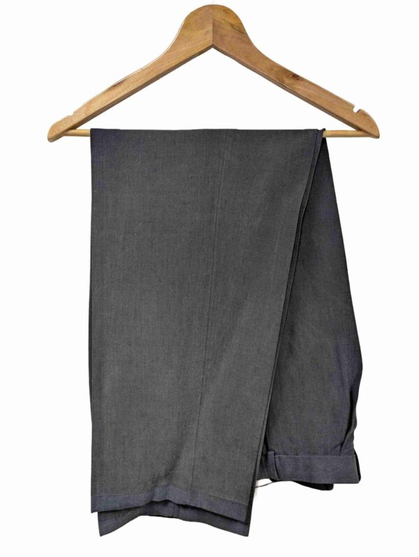 </P> Men's Navy M&S Linen Mix Trousers 38" Waist </P> - Image 2
