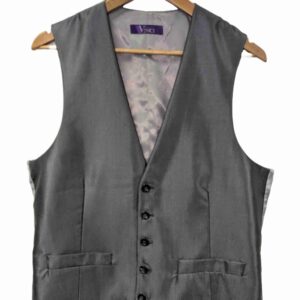 </P> Men’s Grey Vinci Waistcoat 38″ Chest </P>