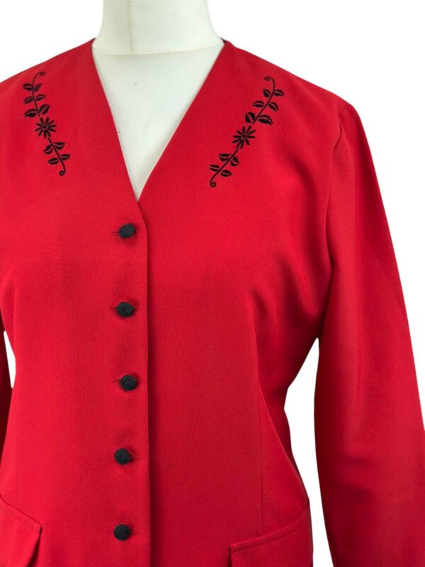 </P> Berkertex Red Jacket Dress Size 16/18 </P> - Image 3