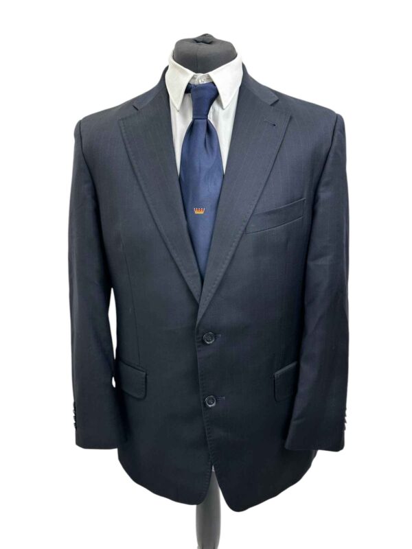 </P> Mens Waterer's Tailors Pinstripe Suit, Chest 40" Short, Waist 34" Short </P>