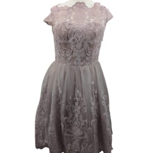 </P> Ladies Beautiful Dusky Pink Prom Dress Size 14 </P>