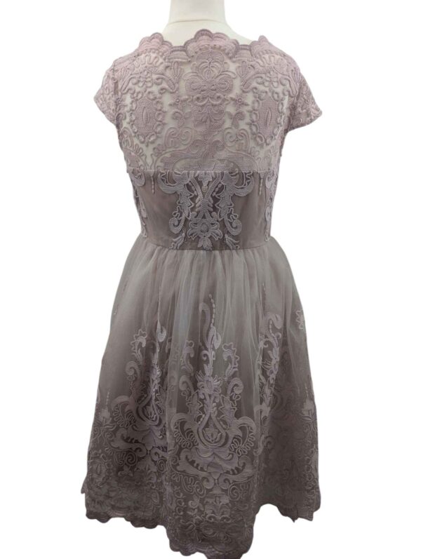 </P> Ladies Beautiful Dusky Pink Prom Dress Size 14 </P> - Image 2