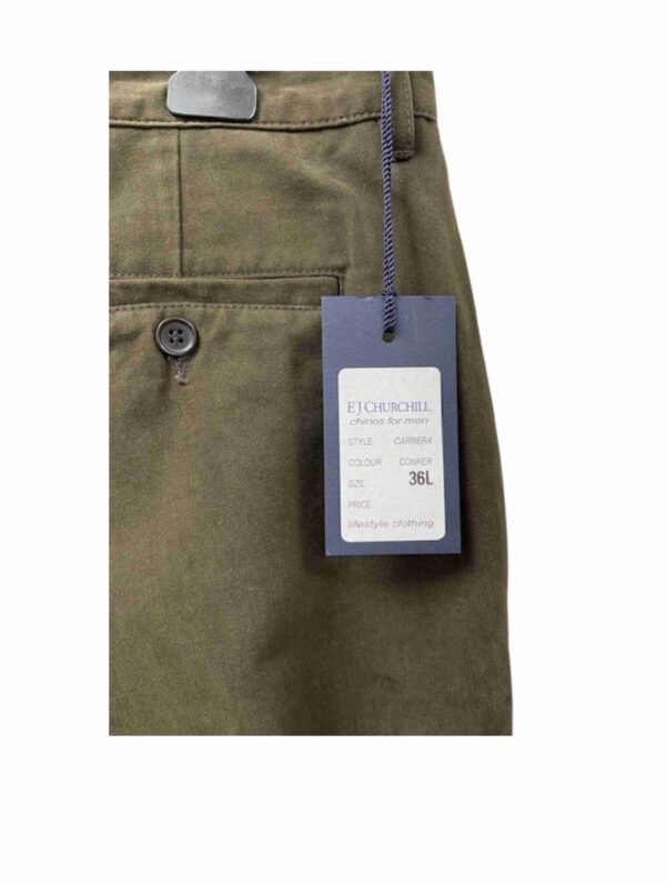 </P> BNWT E J Churchhill Brushed Cotton Twill Trousers Size 36" waist L </P> - Image 3